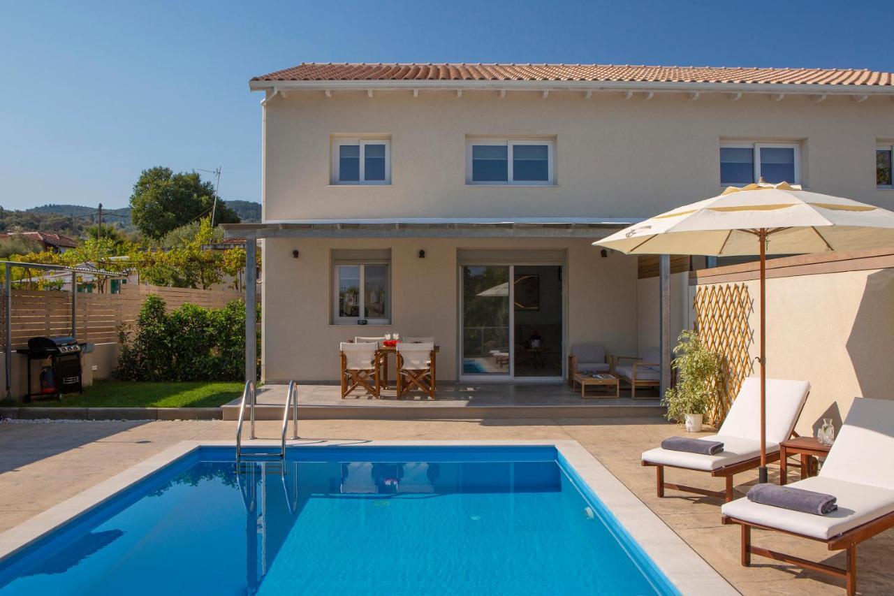 Grappolo Lefkada Villas - Villa Vertzami Just 2 Km From Lefkada Town Apolpaina Exterior foto